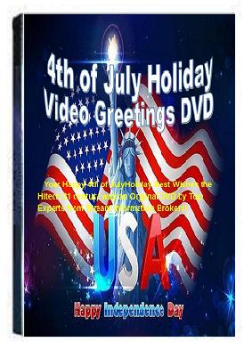 4th of July Holiday Video Greetings DVD