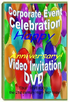 Corporate Event Video Invitation DVDs