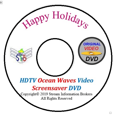 HDTV Ocean Waves Best Video Screensaver DVD