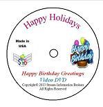 Best Happy Birthday Greetings DVD Product