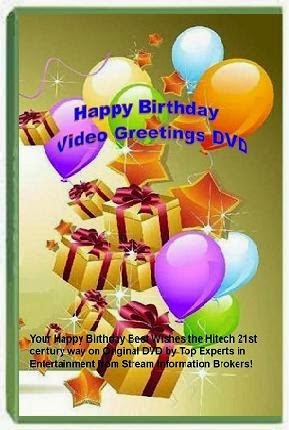 Happy Birthday Video Greetings DVD