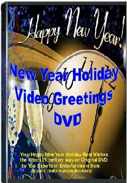 New Year Holiday Video Greetings DVDs