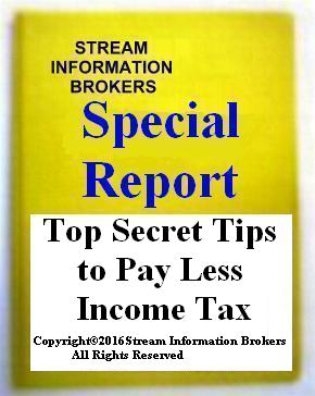 Special Report Secret Tips Pay Less Taxes