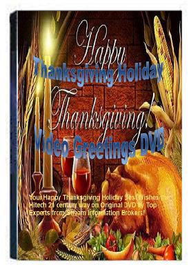 Thanksgiving Holiday Video Greetings DVD