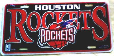 Houston Rockets NBA World Champions License Plate
